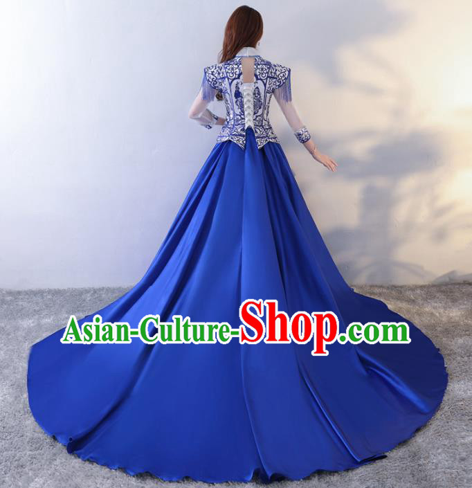 Chinese Traditional Costumes Elegant Cheongsam Full Dress for Women Chinese Traditional Costumes Elegant Cheongsam Full Dress for Women