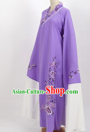 Professional Chinese Traditional Beijing Opera Niche Purple Robe Ancient Scholar Costume for Men Professional Chinese Traditional Beijing Opera Niche Purple Robe Ancient Scholar Costume for Men