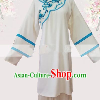 Professional Chinese Traditional Beijing Opera Woman Matchmaker White Dress Ancient Landlord Shiva Costumes for Women