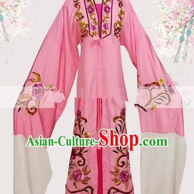 Professional Chinese Traditional Beijing Opera Pink Robe Ancient Scholar Meng Lijun Costume for Men