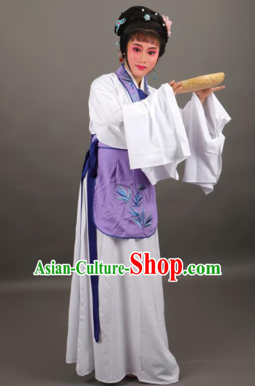 Professional Chinese Traditional Beijing Opera Maidservants Dress Ancient Country Lady Costume for Women Professional Chinese Traditional Beijing Opera Maidservants Dress Ancient Country Lady Costume for Women