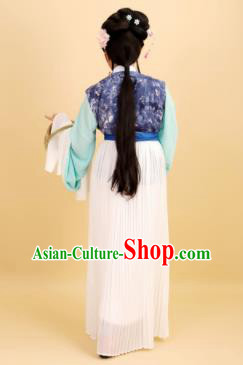 Chinese Traditional Peking Opera Country Lady Dress Ancient Maidservant Costume for Women Chinese Traditional Peking Opera Country Lady Dress Ancient Maidservant Costume for Women