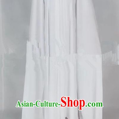 Professional Chinese Traditional Beijing Opera Qin Xianglian White Dress Ancient Country Lady Costume for Women