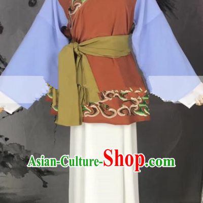 Professional Chinese Traditional Peking Opera Old Dame Dress Ancient Country Lady Costume for Women