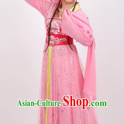 Professional Chinese Traditional Peking Opera Princess Pink Dress Ancient Palace Lady Costume for Women