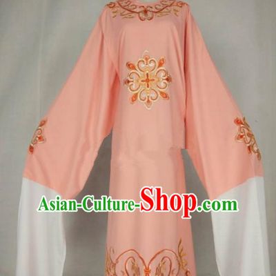 Chinese Traditional Beijing Opera Niche Pink Robe Ancient Number One Scholar Costume for Men