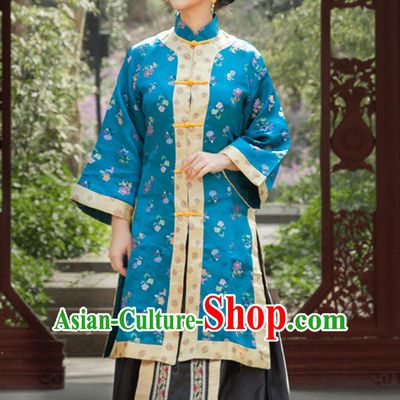Qing Dynasty Chinese Boxer Time Qingdai Qingchao Female Costumes Full Set for  Women