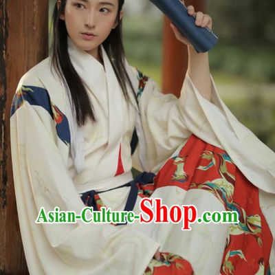 Asian Chinese Jin Dynasty Nobility Childe Hanfu Clothing Traditional Ancient Crown Prince Costumes for Men