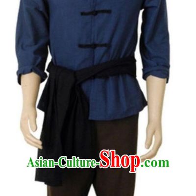 Ancient Chinese Poor People Costume Farmer Costumes Chinese Civilian Costume for Men