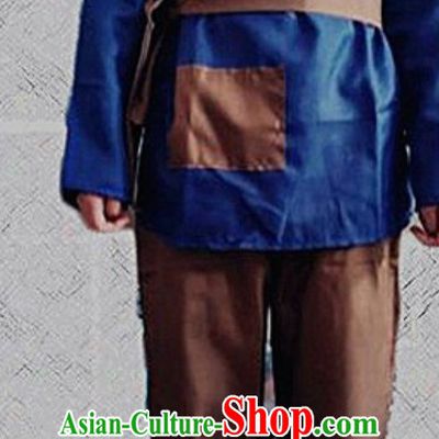 Ancient Chinese Poor People Costume Farmer Costumes Chinese Civilian Costumes for Men