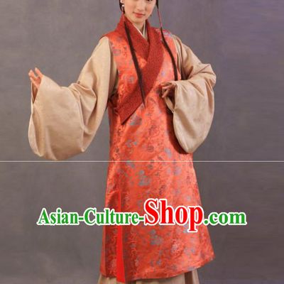 Ancient Chinese Female Civilian Costumes Normal People Costumes for Women