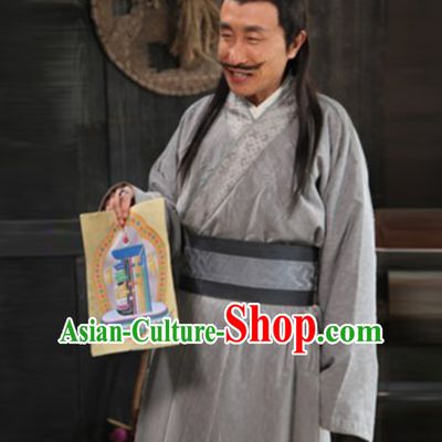 Ancient Chinese China Male Civilian Costumes Common People Hanfu Costumes for Men