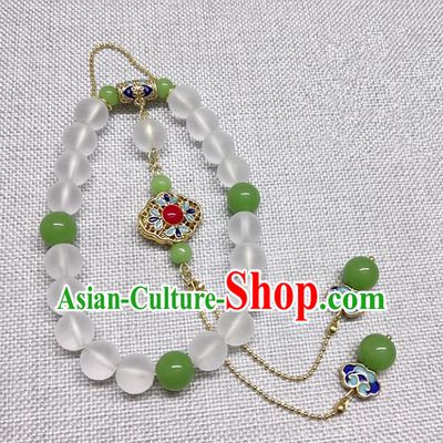 Chinese Traditional Palace Brooch Accessories Ancient Qing Dynasty Queen Breastpin Hanfu Pendant for Women