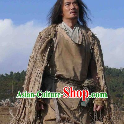 Shennong Chinese White Supernatural Being Immortal Costume for Men