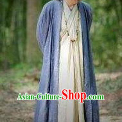 Chinese Ancient Mythlegend Emperor Fuxi Father God First Ancestor Fuxi Shi Tai Hao Costumes Complete Set