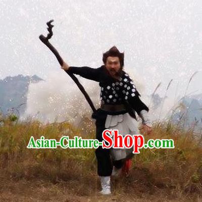 Chinese Ancient Mythlegend Water God Gong Gong Costumes Complete Set
