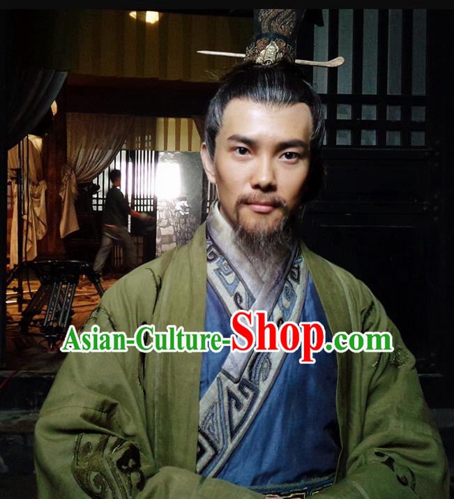 Chinese Ancient Zhou Dynasty Minister Chang Hong Costumes Complete Set Chinese Ancient Zhou Dynasty Minister Chang Hong Costumes Complete Set
