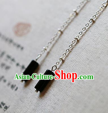 Chinese Traditional Hanfu Ear Accessories Ancient Tang Dynasty Princess Earrings for Women Chinese Traditional Hanfu Ear Accessories Ancient Tang Dynasty Princess Earrings for Women