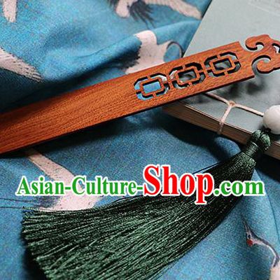 Chinese Traditional Rosewood Bookmark Ancient Wood Label
