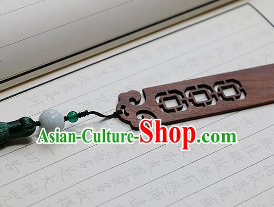 Chinese Traditional Rosewood Bookmark Ancient Wood Label Chinese Traditional Rosewood Bookmark Ancient Wood Label