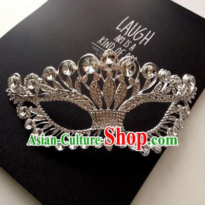 Handmade Halloween Venice Carnival Fox Mask Fancy Ball Cosplay Bride Stage Show Face Masks Accessories for Women