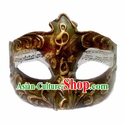 Handmade Venice Carnival Mask Halloween Cosplay Fancy Ball Face Masks Accessories for Men