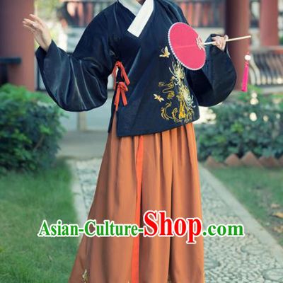 Traditional Chinese Ming Dynasty Rich Lady Replica Costumes Ancient Court Princess Hanfu Dress for Women
