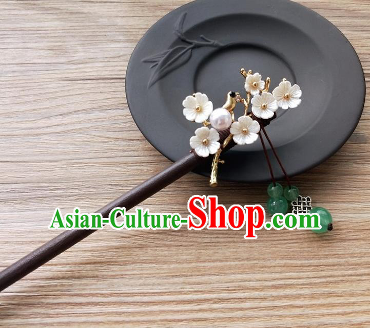 Chinese Ancient Rosewood Hairpins Traditional Hanfu Court Hair Accessories for Women Chinese Ancient Rosewood Hairpins Traditional Hanfu Court Hair Accessories for Women