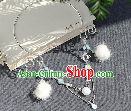 Chinese Traditional Hanfu Jewelry Accessories Ancient Ming Dynasty Princess Necklace for Women