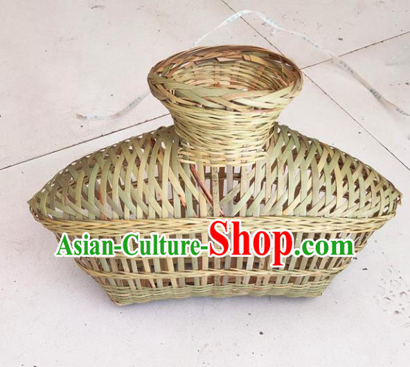 Chinese Traditional Bamboo Ware Handmade Bamboo Weaving Creel Basket Chinese Traditional Bamboo Ware Handmade Bamboo Weaving Creel Basket