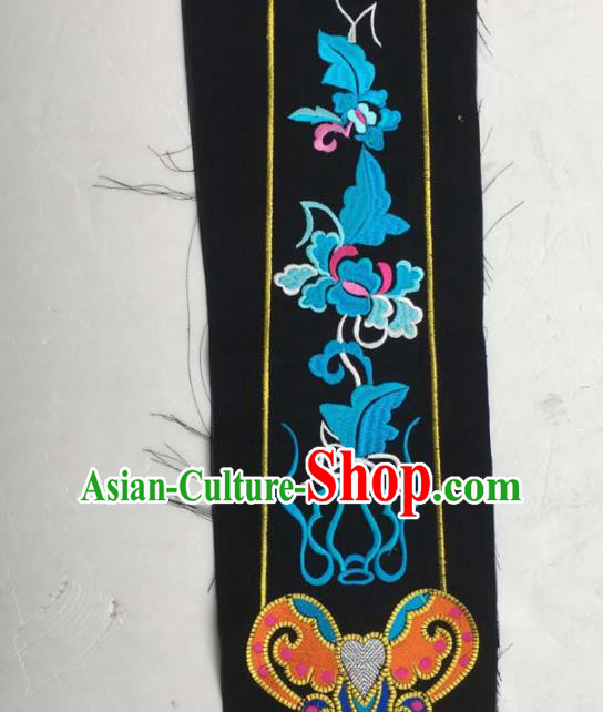 Chinese Traditional Embroidery Accessories National Embroidered Butterfly Dress Patch Chinese Traditional Embroidery Accessories National Embroidered Butterfly Dress Patch