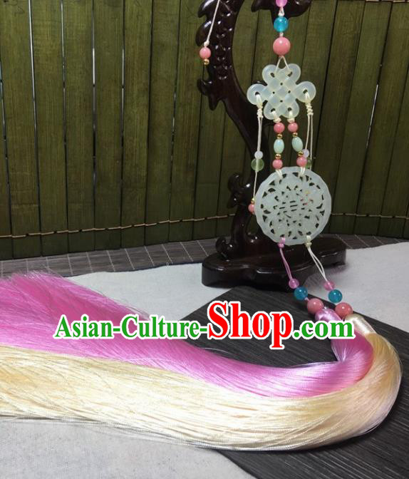Traditional Chinese Hanfu Jade Carving Waist Accessories Palace Tassel Pendant Ancient Swordsman Brooch Traditional Chinese Hanfu Jade Carving Waist Accessories Palace Tassel Pendant Ancient Swordsman Brooch