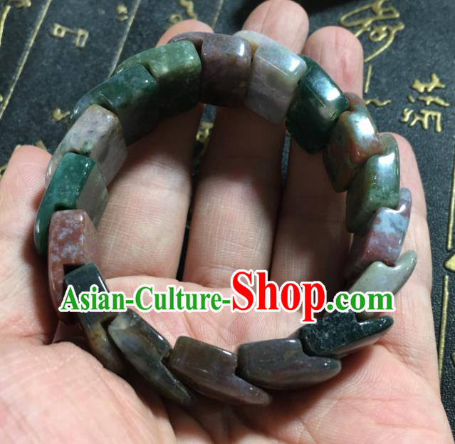Chinese Traditional Hanfu Bangle Accessories Ancient Princess Jade Bracelet for Women
