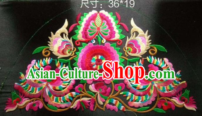 Chinese Traditional National Embroidered Applique Dress Patch Embroidery Cloth Accessories Chinese Traditional National Embroidered Applique Dress Patch Embroidery Cloth Accessories