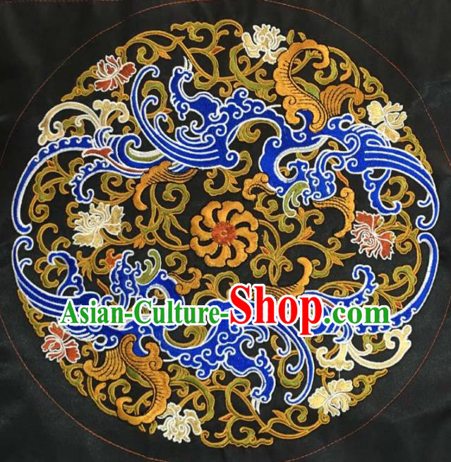 Chinese Traditional National Embroidered Chrysanthemum Applique Dress Patch Embroidery Cloth Accessories Chinese Traditional National Embroidered Chrysanthemum Applique Dress Patch Embroidery Cloth Accessories