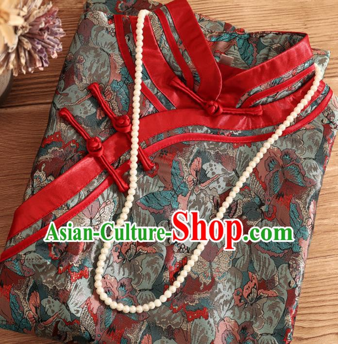 Traditional Chinese National Brocade Qipao Dress Tang Suit Cheongsam Costume for Women Traditional Chinese National Brocade Qipao Dress Tang Suit Cheongsam Costume for Women