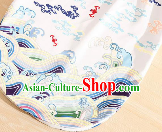Traditional Chinese National Printing White Qipao Dress Tang Suit Cheongsam Costume for Women Traditional Chinese National Printing White Qipao Dress Tang Suit Cheongsam Costume for Women