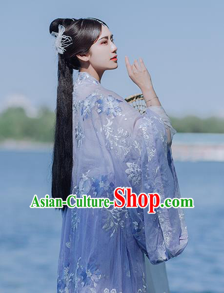 Traditional Chinese Tang Dynasty Imperial Consort Purple Hanfu Dress Ancient Palace Royal Princess Historical Costumes for Women
