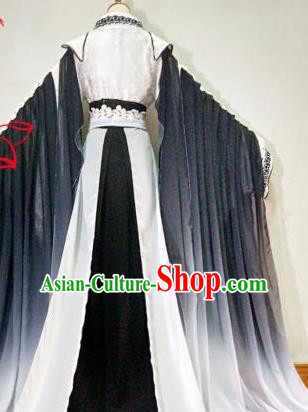 Chinese Traditional Cosplay Goddess Princess Black Costume Ancient Imperial Consort Hanfu Dress for Women Chinese Traditional Cosplay Goddess Princess Black Costume Ancient Imperial Consort Hanfu Dress for Women