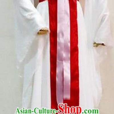 Chinese Traditional Cosplay Court Maid Red Costume Ancient Palace Lady Hanfu Dress for Women