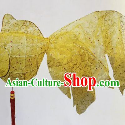 Chinese Traditional New Year Goldfish Palace Lantern Handmade Hanging Lantern Asian Ceiling Lanterns Ancient Lamp