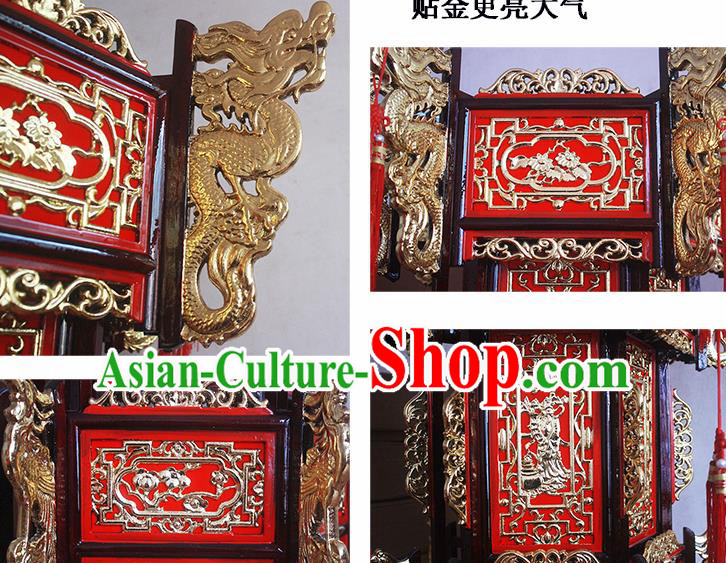 Chinese Traditional New Year Wood Carving Palace Lantern Asian Handmade Lantern Ancient Lamp Chinese Traditional New Year Wood Carving Palace Lantern Asian Handmade Lantern Ancient Lamp