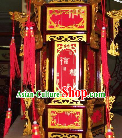 Chinese Traditional Handmade Wood Palace Lantern Asian New Year Lantern Ancient Ceiling Lamp Chinese Traditional Handmade Wood Palace Lantern Asian New Year Lantern Ancient Ceiling Lamp