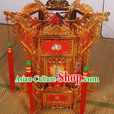Chinese Traditional Handmade Palace Lantern Asian New Year Lantern Ancient Ceiling Lamp
