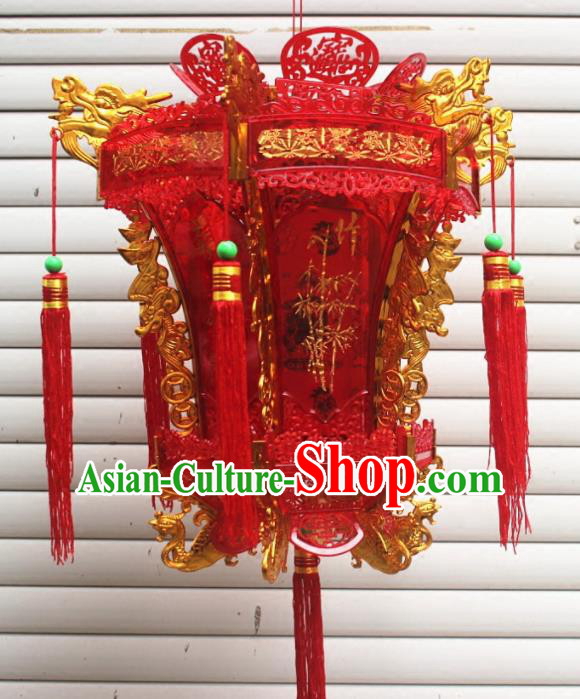 Chinese Traditional Handmade Wedding Red Palace Lantern Asian New Year Lantern Ancient Ceiling Lamp Chinese Traditional Handmade Wedding Red Palace Lantern Asian New Year Lantern Ancient Ceiling Lamp
