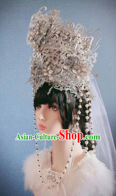 Top Grade Halloween Stage Show Hair Accessories Brazilian Carnival Headdress for Women