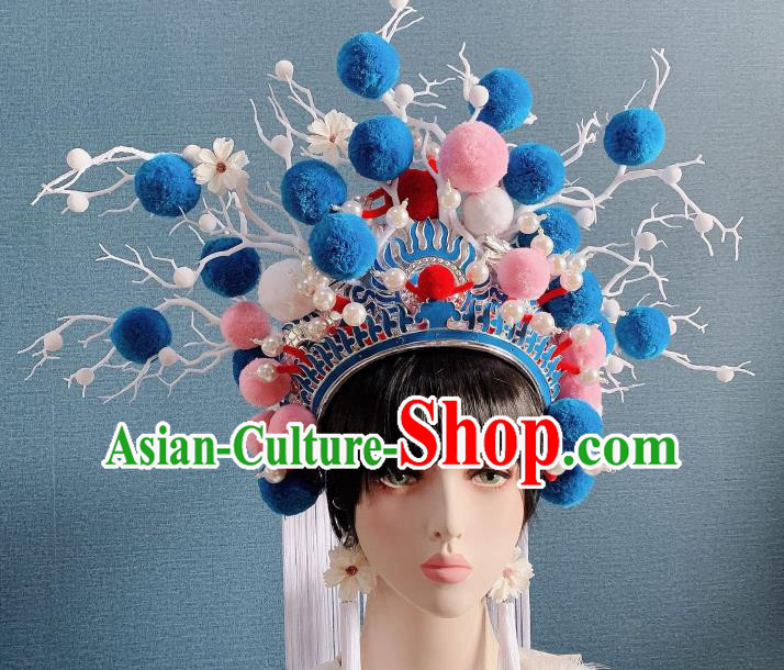 Traditional Chinese Deluxe Phoenix Coronet Hair Accessories Halloween Stage Show Headdress for Women Traditional Chinese Deluxe Phoenix Coronet Hair Accessories Halloween Stage Show Headdress for Women