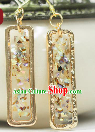 Traditional Chinese Handmade Court Ear Accessories Classical Tassel Earrings for Women