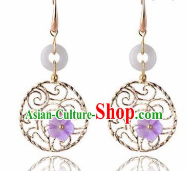 Traditional Chinese Classical Earrings Handmade Court Ear Accessories for Women Traditional Chinese Classical Earrings Handmade Court Ear Accessories for Women