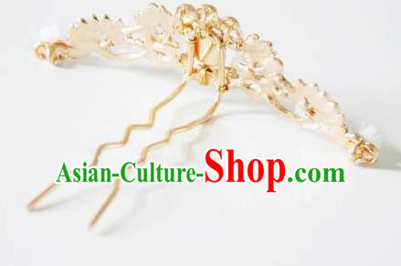 Traditional Chinese Hanfu Flowers Hair Clip Ancient Court Queen Hairpins Handmade Hair Accessories for Women